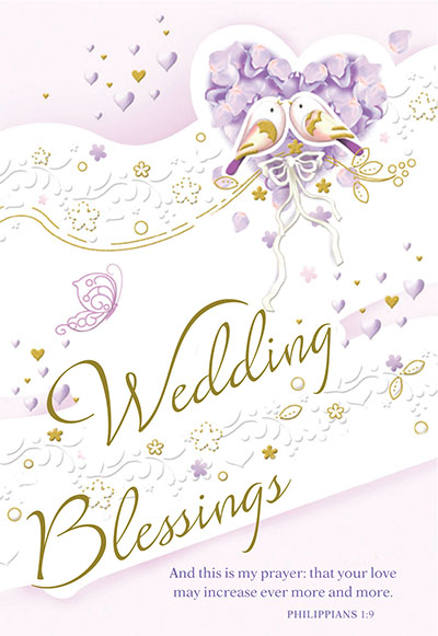 89043 wedding - 4 5/8" x 6 3/4" - Glitter